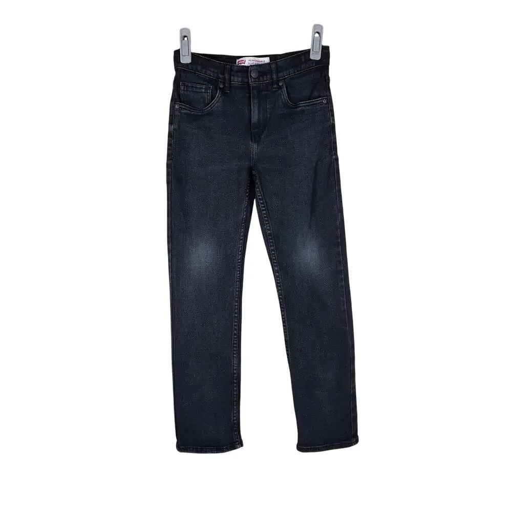 Levi’s 514 Jeans Men’s 26x27 Black Performance Straight Fit Denim Casual
